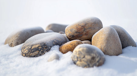 Stones in Winterの素材
