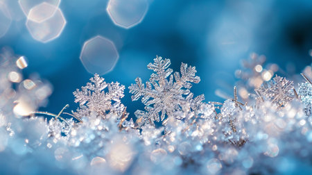 Delicate Snowflakesの素材