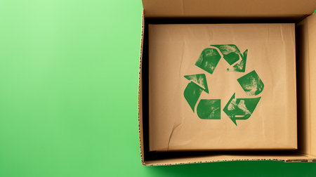 The Recycle Emblem on Paperboard Masterpiecesの素材