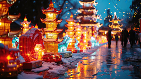 A Chinese New Year Ice Lantern Extravaganzaの素材