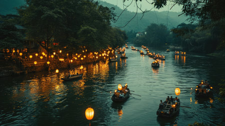 Serene River Lantern Paradeの素材