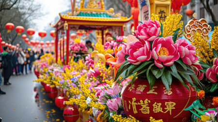 Chinese New Year Floralsの素材