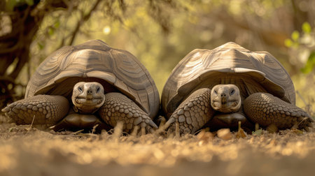 A Pair of Old Tortoisesの素材