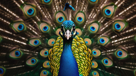 Majestic Plumage of a Regal Peacockの素材