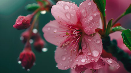 A Raindrop Clings to Petal Beautyの素材