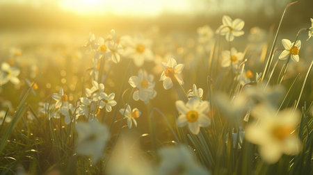 Daffodils in the Windの素材