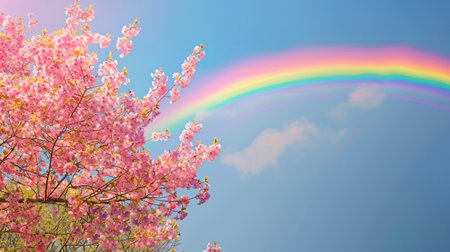 Rainbow after the Spring Showerの素材