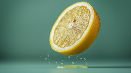 Lemon Sliced, Hovering in Skyの素材