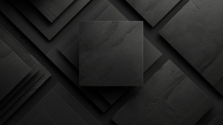Dark Square Shape Background in Black and Charcoalの素材