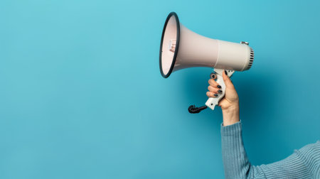 Woman's Hand with Megaphoneの素材