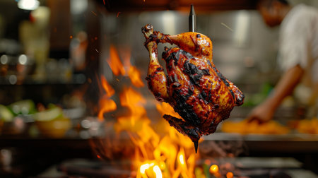 Food Photography of Malaysian Royal Roasted Chickenの素材