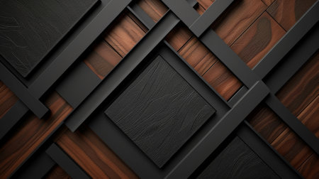 Black and Rosewood Presentation Backgroundの素材