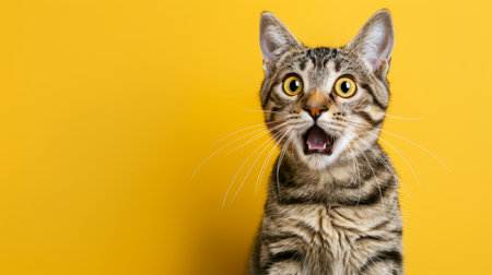 Front-view portrait shot in the studioの素材