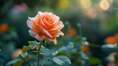 Rose Blooming in the Gardenの素材