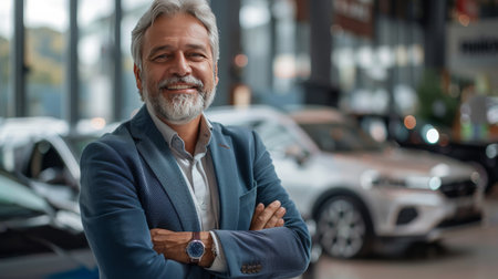 Portrait of a Confident Mature Businessmanの素材