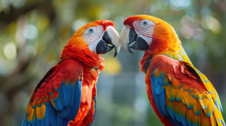 Gathering of parrotsの素材