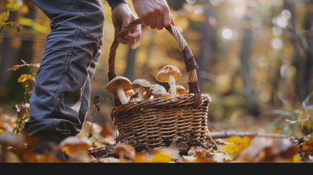 Mushroom Picking in the Woodsの素材