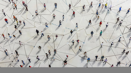 Connecting the Dots Visualizing a Network of Peopleの素材