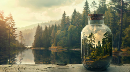 Eco Concept Miniature Forest Enclosureの素材