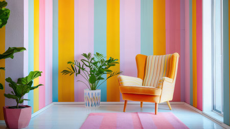 Vibrant Pastels: Multi-Color Retro Designの素材