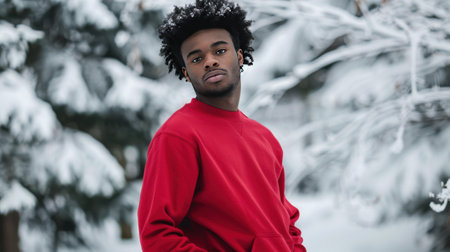 Smiling Afro-American Portraitの素材