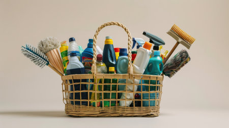 Essential Tools: The Cleaning Supplies Basketの素材