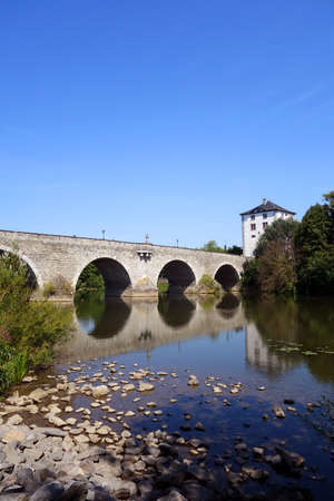 Bridge in Limburg an der Lahn, Germanyの写真素材