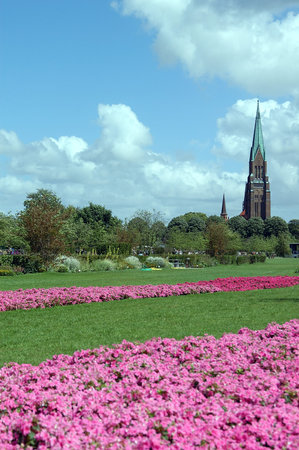 St. Peter's Cathedral in Schleswigの写真素材