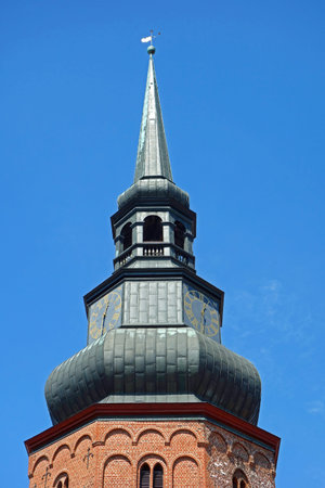 Sankt Cosmae et Damiani in the Hanseatic city of Stadeの写真素材