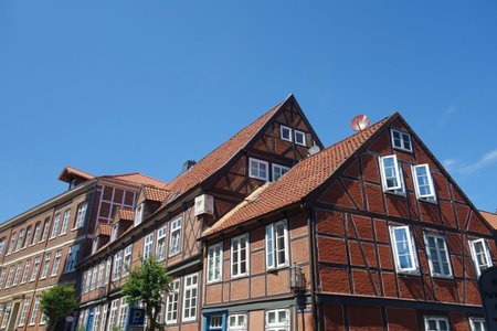 Hanseatic city of Stade in Lower Saxonyのeditorial素材