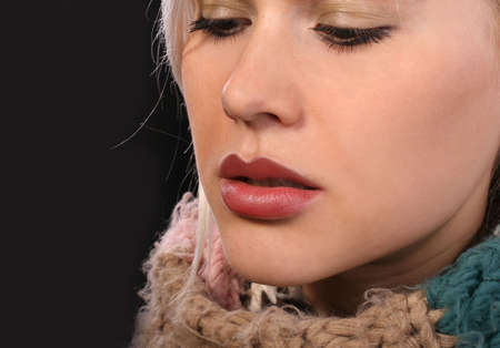 Kissable lipsの写真素材