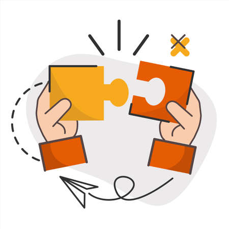 Modern advertising. Global marketing concept. Vector illustration. Remote business. Management at office. Character manager corporate with social community.のイラスト素材