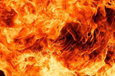 blaze fire flame texture backgroundの写真素材