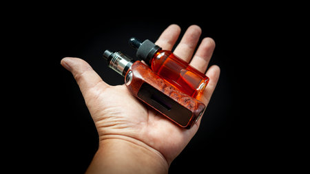 rebuildable tank atomizer with high end stabilized redwood burl regulated box mods and e-liquid...