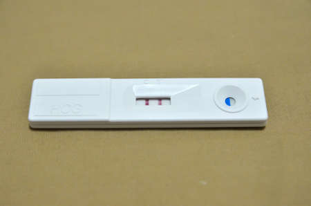Pregnancy testの写真素材