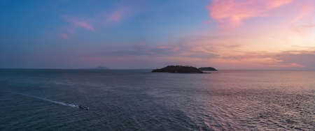 Laem Phromthep is a beautiful island that exists in Phuket, Thailand, a beautiful landscape.の写真素材