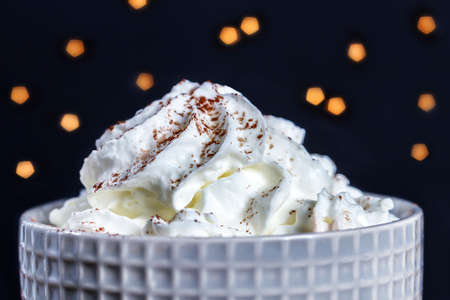 Whipped creamの写真素材