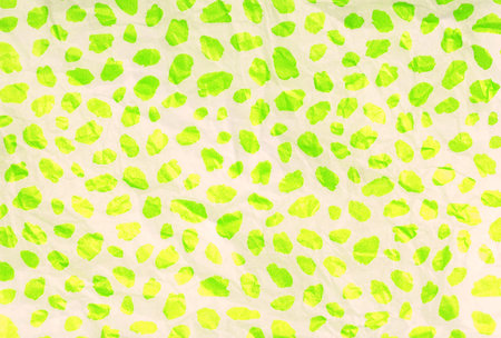 abstract background crumpled fabric paper light green leopard