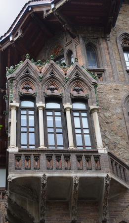 Barcelona Spain Gaudi Architecture Details. City, summer.
の写真素材