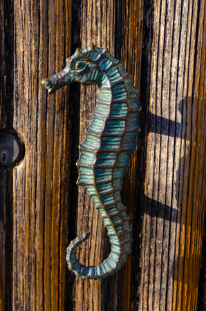 On the streets of Italy you can often find original decorative elements.の写真素材