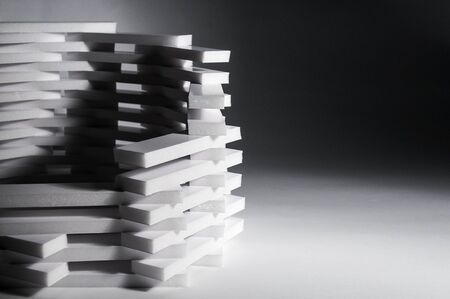 A High resolution picture of Abstract 3D buildingの写真素材