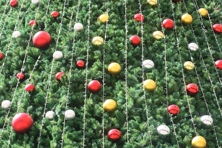 Giant Christmas with decorations in Kuala Lumpur, Malaysia on December 7, 2014