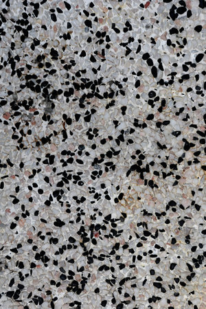 Close-up of the stone wall in Kuala Lumpur, December 3, 2017.