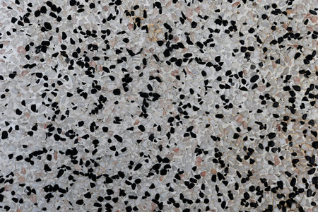 Close-up of the stone wall in Kuala Lumpur, December 3, 2017.
