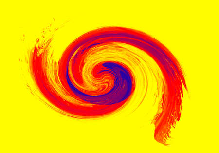 Colour brush strokes graphic design effect texture の写真素材