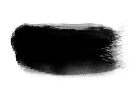 Black color graphic patches brush strokes effect background designs element