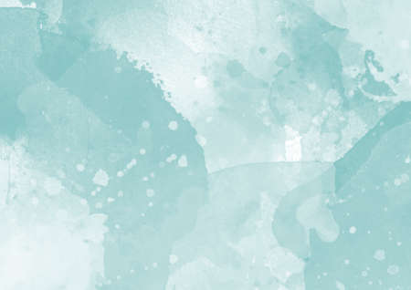 Green water color patches graphic brush strokes effect background designs elementの写真素材