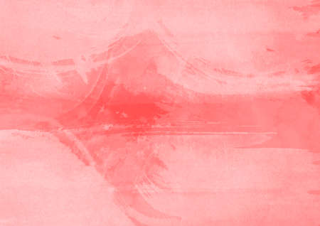 Pink water color patches graphic brush strokes effect background designs elementの写真素材