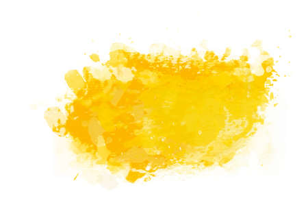 Yellow graphic color patches graphic brush strokes effect background designs elementの写真素材