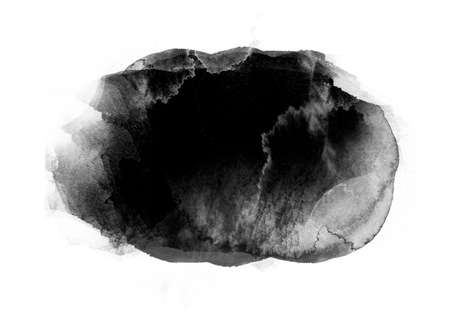 Black graphic color patches graphic brush strokes effect background designs elementの写真素材